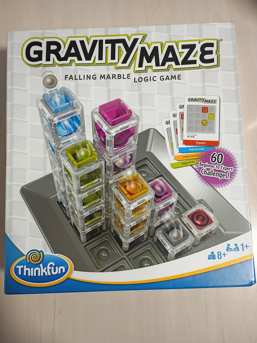 ThinkFun Gravity Maze Falling Marble Logic Game - Multicolor